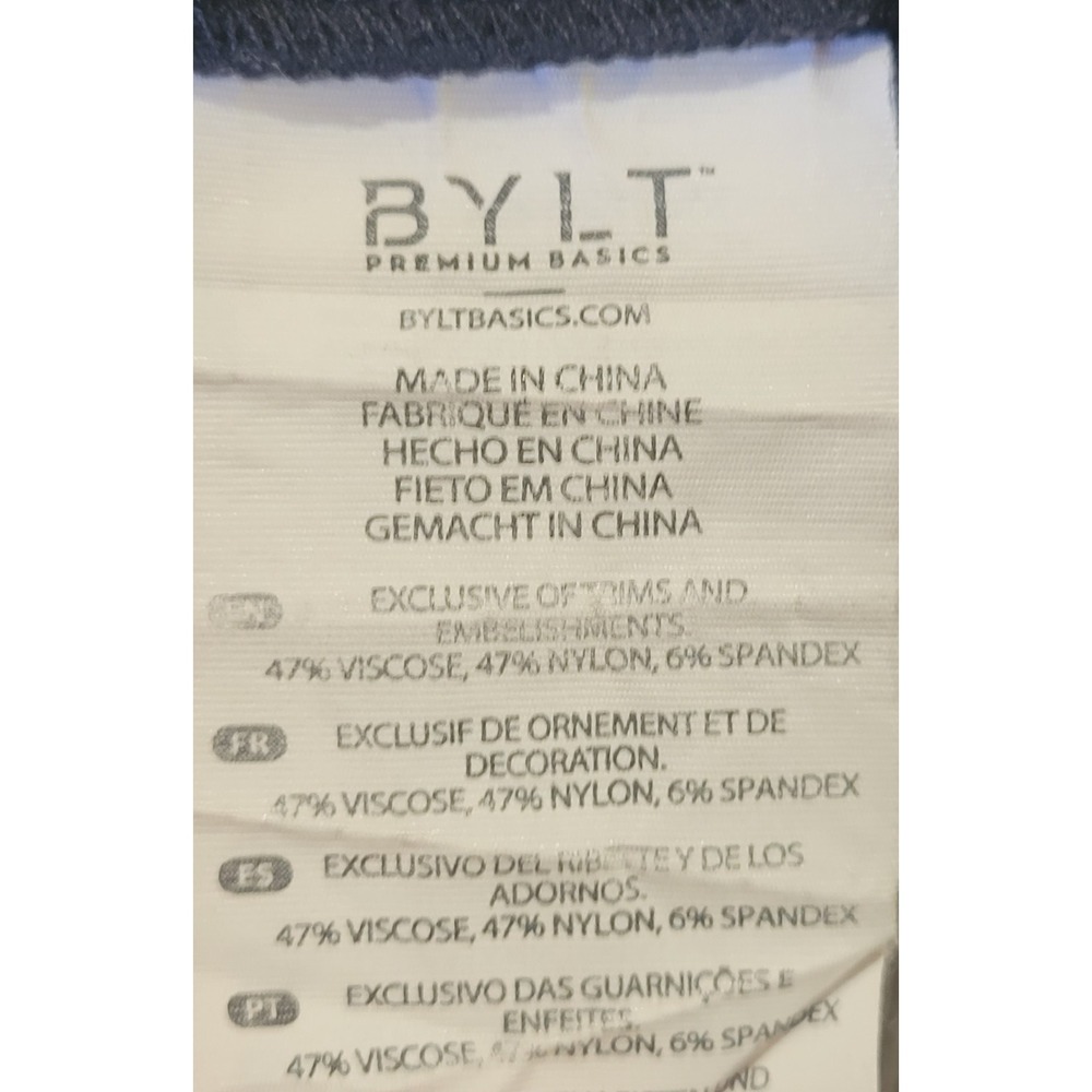 BYLT Premium Basics‎ Everyday Pant 2 2.0 Mens 38T Tall Black  Performance EUC - Picture 12 of 14